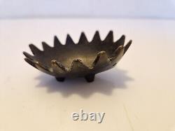 Walter Bosse Set of 6 nested hedgehog bronze ashtrays complete 60's