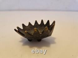 Walter Bosse Set of 6 nested hedgehog bronze ashtrays complete 60's