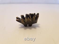 Walter Bosse Set of 6 nested hedgehog bronze ashtrays complete 60's