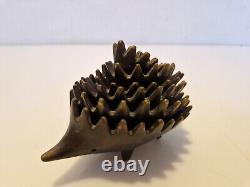 Walter Bosse Set of 6 nested hedgehog bronze ashtrays complete 60's