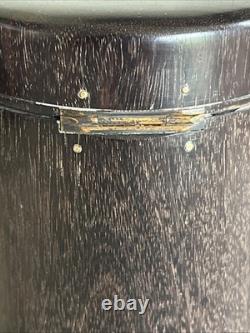 Wood, Palm, Art Deco, Bronze Hinge, Silvered, E. Printz, P. Legrain/Chareau