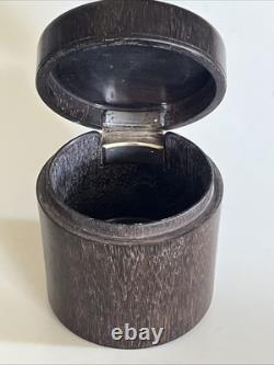 Wood, Palm, Art Deco, Bronze Hinge, Silvered, E. Printz, P. Legrain/Chareau