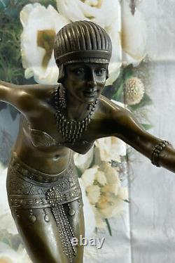 XL Bronze Art Deco Statue By Chiparus Egyptian Dancer Figure Sale' Art