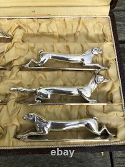10 porte-couteaux animaliers en métal argente et bronze les animaux modernes