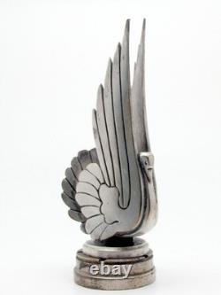 1920 mascotte automobile par F. Bazin car mascot hood ornament art deco bronze
