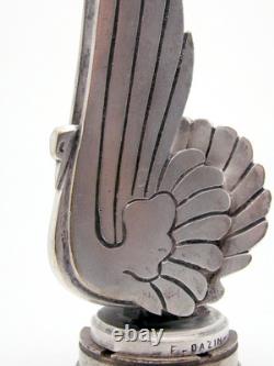 1920 mascotte automobile par F. Bazin car mascot hood ornament art deco bronze