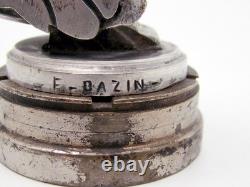 1920 mascotte automobile par F. Bazin car mascot hood ornament art deco bronze