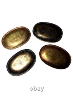 4 coupelles /Vide Poche Art Déco en bronze années 20 MODELE EQUESTRE RARE