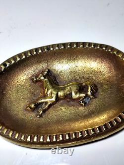 4 coupelles /Vide Poche Art Déco en bronze années 20 MODELE EQUESTRE RARE