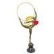 9932309 Sculpture En Bronze Danseuse De Cerceau Art Déco Nu 71x29x18cm 5,4kg