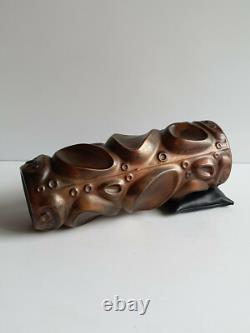 A Identifier Art Deco Galvanoplastie de cuivre sur verre églomisé 1900