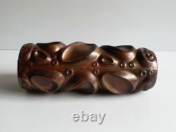 A Identifier Art Deco Galvanoplastie de cuivre sur verre églomisé 1900