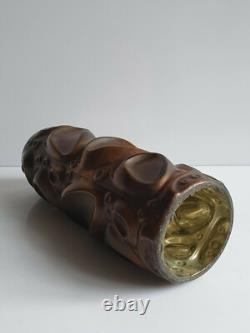 A Identifier Art Deco Galvanoplastie de cuivre sur verre églomisé 1900