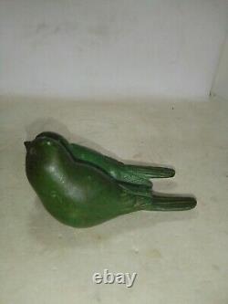 Ancien Bronze Oiseau Art Deco Signe Laurent