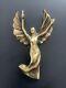 Ancien Bronze Sculpture Victoire Déesse Femme Ange Ailes Or Art Deco 1920 1930