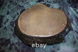 Ancien Cendrier Bronze Femme Nue Allongée Art Deco 3,5 Kg