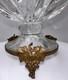 Ancienne Coupe à Raisin En Cristal De Baccarat Et Bronze Xixe Siècle