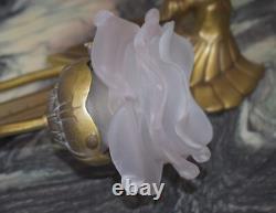 Applique art déco en bronze Charles Ranc oiseau de paradis