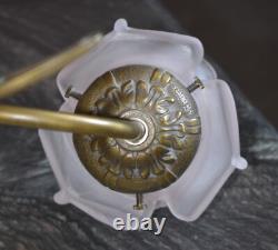 Applique art déco en bronze Charles Ranc oiseau de paradis