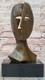Art D&eacute;co Art Moderne Visages Par Picasso Bronze Sculpture Marbre Base Affaire