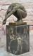 Art D&eacute;co Chair M&acirc;le Plongeur Bronze Sculpture Marbre Socle Figurine Domestique