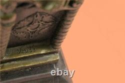 Art Déco Figurine Bible Jésus Religieux Sculpture Statue Bronze Cadeau Nr