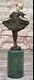 Art Déco Os Bronze Dancing Girl Signée Preiss Sculpture Statue Figurine