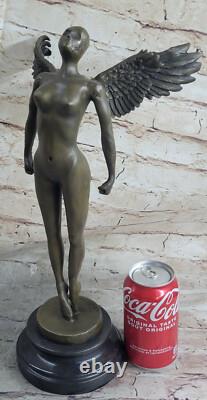 Art Déco Sculpture Abstrait Femme Chair Fille Bronze Statue Domestique Solde