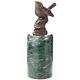 Art Deco Bronze Bird Sculpture On Marble Base