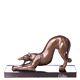 Art Deco Bronze Figure Greyhound