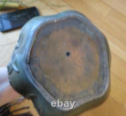 Art Nouveau Superbes 2 vases A de Raudery Nymphe art deco régule patine bronze