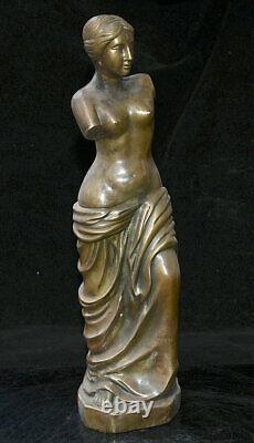 Art déco occidental bronze fille mythologie romaine Vénus dieu l'amour sculpture