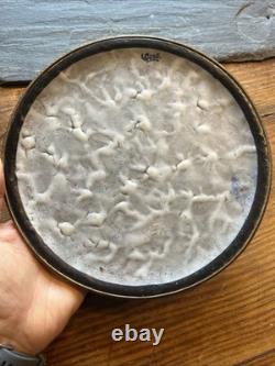 Assiette Louis Dage Céramique Vernissée & Bronze Art Deco Plate