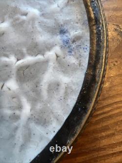 Assiette Louis Dage Céramique Vernissée & Bronze Art Deco Plate