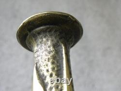 Avantgardiste deb 20° PIED DE LAMPE / BOUGEOIR bronze ART NOUVEAU / ART DECO