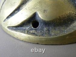 Avantgardiste deb 20° PIED DE LAMPE / BOUGEOIR bronze ART NOUVEAU / ART DECO