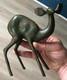 Beau Bronze Patin&eacute; Art D&eacute;co Biche Faon Sign&eacute; Schott 17cm