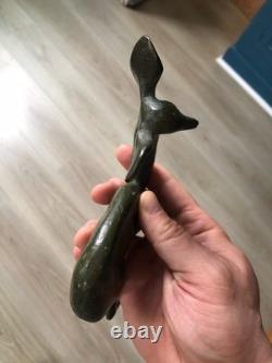 Beau Bronze Patiné Art déco Biche Faon signé SCHOTT 17cm