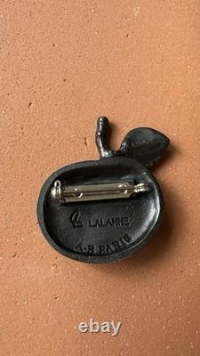 Broche art déco Pomme bouche, Claude Lalanne, 1999