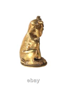 Bronze Animalier Le Mal de Dent d'après Marcel Ludovic Baise -Période Art Déco