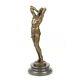 Bronze Marbre Moderne Art Deco Statue Sculpture Nu Erotique Homme Dskf-78