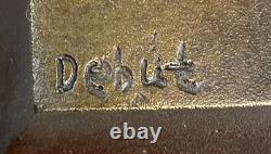 Bronze Marbre Statue Romain Militaire Guerrier Guerre Art Déco Sculpture Décor