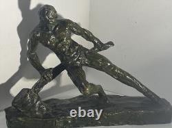 Bronze P Lefagay Art Deco