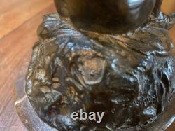 Bronze art déco jeune paysanne hollandaise nue 1920/1930