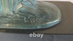 Bronze faisan art déco signé Luc
