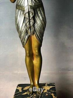 Bronze femme Art déco par Joseph Emmanuel Cormier dit Joé DESCOMPS(1889-1950)