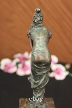 Buste De La Jeune Fille Triste Sculpture En Bronze Et Marbre Art Déco Figurine Buste De La Jeune Fille Triste Sculpture En Bronze Et Marbre Art Déco Figurine