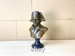 Buste de Napoléon Bonaparte en bronze Art déco d'après Antonio Canova