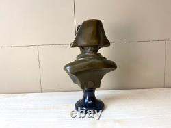 Buste de Napoléon Bonaparte en bronze Art déco d'après Antonio Canova