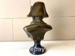 Buste de Napoléon Bonaparte en bronze Art déco d'après Antonio Canova